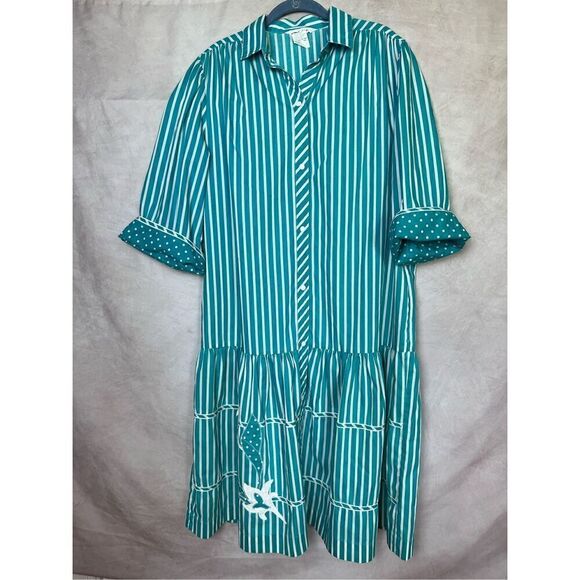 Vintage Plus Size Dress 1990s - Picture 1 of 6